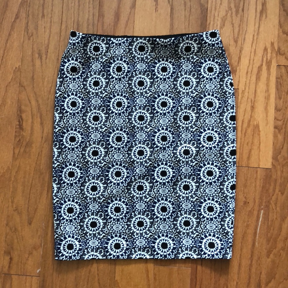 Cotton patterned skirt